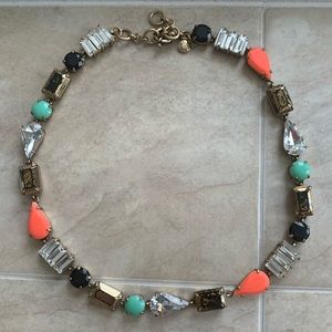 J. crew bright statement gemstone necklace